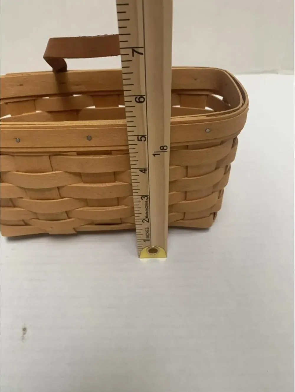 Vintage Longaberger Hanging Mail Basket Made in 2000